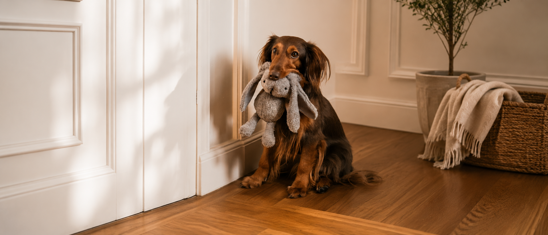 Pet enjoying a comfortable everyday space